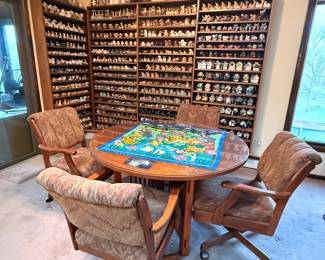 Artesania Rinconada collection shown across multiple display cases, including full display views and section photos. Entire collection is being sold as one lot. Absolutely no cherry picking. Display cases are not included and will be sold separately. Highest and best offers accepted during sale days only. All offers due by 4:00 PM Saturday, May 16, 2026.