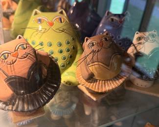 Artesania Rinconada collection shown across multiple display cases, including full display views and section photos. Entire collection is being sold as one lot. Absolutely no cherry picking. Display cases are not included and will be sold separately. Highest and best offers accepted during sale days only. All offers due by 4:00 PM Saturday, May 16, 2026.