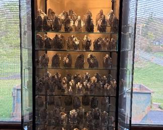 Artesania Rinconada collection shown across multiple display cases, including full display views and section photos. Entire collection is being sold as one lot. Absolutely no cherry picking. Display cases are not included and will be sold separately. Highest and best offers accepted during sale days only. All offers due by 4:00 PM Saturday, May 16, 2026.