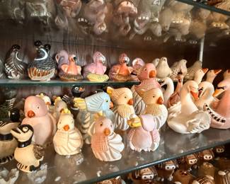 Artesania Rinconada collection shown across multiple display cases, including full display views and section photos. Entire collection is being sold as one lot. Absolutely no cherry picking. Display cases are not included and will be sold separately. Highest and best offers accepted during sale days only. All offers due by 4:00 PM Saturday, May 16, 2026.