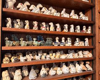 Artesania Rinconada collection shown across multiple display cases, including full display views and section photos. Entire collection is being sold as one lot. Absolutely no cherry picking. Display cases are not included and will be sold separately. Highest and best offers accepted during sale days only. All offers due by 4:00 PM Saturday, May 16, 2026.