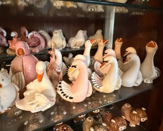 Artesania Rinconada collection shown across multiple display cases, including full display views and section photos. Entire collection is being sold as one lot. Absolutely no cherry picking. Display cases are not included and will be sold separately. Highest and best offers accepted during sale days only. All offers due by 4:00 PM Saturday, May 16, 2026.