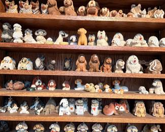 Artesania Rinconada collection shown across multiple display cases, including full display views and section photos. Entire collection is being sold as one lot. Absolutely no cherry picking. Display cases are not included and will be sold separately. Highest and best offers accepted during sale days only. All offers due by 4:00 PM Saturday, May 16, 2026.