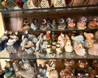 Artesania Rinconada collection shown across multiple display cases, including full display views and section photos. Entire collection is being sold as one lot. Absolutely no cherry picking. Display cases are not included and will be sold separately. Highest and best offers accepted during sale days only. All offers due by 4:00 PM Saturday, May 16, 2026.