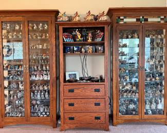 Artesania Rinconada collection shown across multiple display cases, including full display views and section photos. Entire collection is being sold as one lot. Absolutely no cherry picking. Display cases are not included and will be sold separately. Highest and best offers accepted during sale days only. All offers due by 4:00 PM Saturday, May 16, 2026.