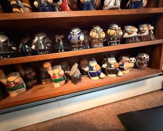 Artesania Rinconada collection shown across multiple display cases, including full display views and section photos. Entire collection is being sold as one lot. Absolutely no cherry picking. Display cases are not included and will be sold separately. Highest and best offers accepted during sale days only. All offers due by 4:00 PM Saturday, May 16, 2026.