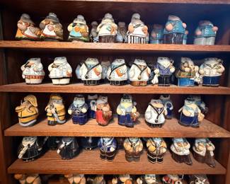 Artesania Rinconada collection shown across multiple display cases, including full display views and section photos. Entire collection is being sold as one lot. Absolutely no cherry picking. Display cases are not included and will be sold separately. Highest and best offers accepted during sale days only. All offers due by 4:00 PM Saturday, May 16, 2026.