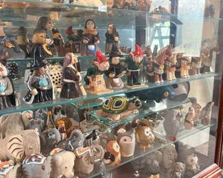 Artesania Rinconada collection shown across multiple display cases, including full display views and section photos. Entire collection is being sold as one lot. Absolutely no cherry picking. Display cases are not included and will be sold separately. Highest and best offers accepted during sale days only. All offers due by 4:00 PM Saturday, May 16, 2026.