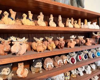 Artesania Rinconada collection shown across multiple display cases, including full display views and section photos. Entire collection is being sold as one lot. Absolutely no cherry picking. Display cases are not included and will be sold separately. Highest and best offers accepted during sale days only. All offers due by 4:00 PM Saturday, May 16, 2026.