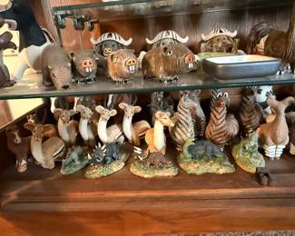 Artesania Rinconada collection shown across multiple display cases, including full display views and section photos. Entire collection is being sold as one lot. Absolutely no cherry picking. Display cases are not included and will be sold separately. Highest and best offers accepted during sale days only. All offers due by 4:00 PM Saturday, May 16, 2026.