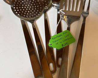 WOLFGANG PUCK  6 piece utensil set