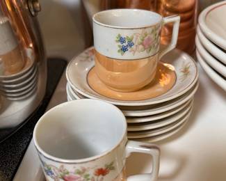 OCCUPIED JAPAN vintage cups and saucers