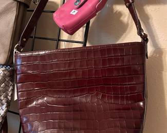 BRAHMIN alligator bag, brand new