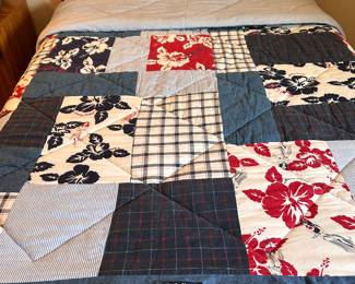 TOMMY HILFIGER quilted bedspread