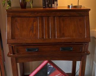 modern wood secretary