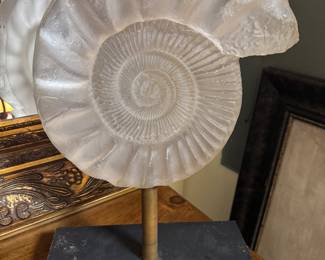 Resin Ammonite Sculpture