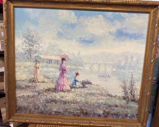 PIERRE DU BOIS (French 20th/21st Centuries) A PAINTING