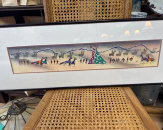 A Ben Nelson (Ahn Hia Ohm) watercolor painting, 1996