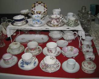 Tea cup collection