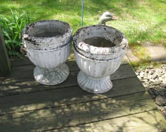Cement pots