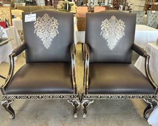 Pair of Marge Carson Mayson Armchairs