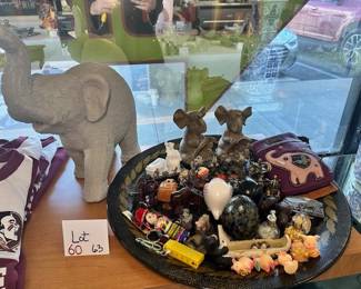 Mixed Figurines and Trinkets Lot