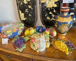 Assorted Ceramic Fruit Decor Collection