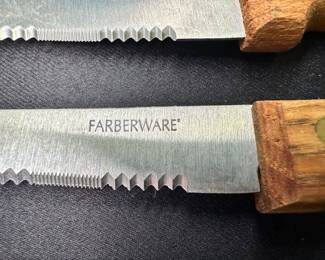 Farberware 12‑Piece Knife Set w/Wood Handles 