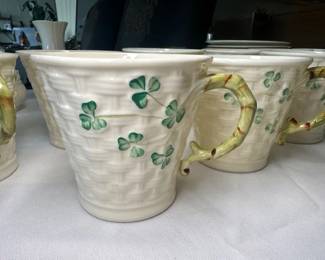 Belleek Shamrock Pattern Porcelain Collection