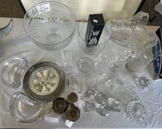  Assorted Crystal/Glass Lot