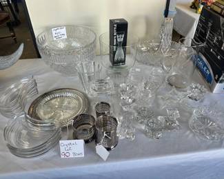  Assorted Crystal/Glass Lot