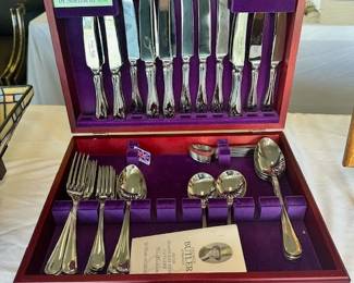 George Butler of Sheffield 60-Piece Flatware Set