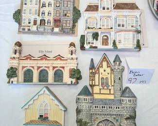 5 Brian Baker's Deja Vu Collection Wall Sculptures