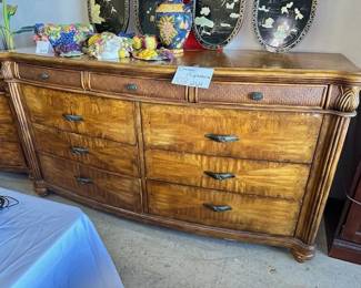 Schnadig Eight Drawer Dresser & Nightstand 