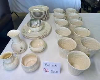 Belleek Shamrock Pattern Porcelain Collection