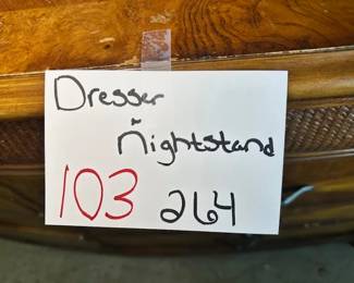 Schnadig Eight Drawer Dresser & Nightstand 