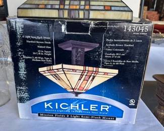 Kichler Mission Fields 2-Light Semi-Flush Mount