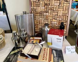 Assorted Barware and Decor Collection