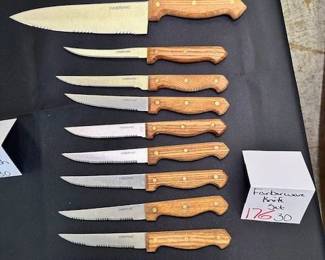 Farberware 12‑Piece Knife Set w/Wood Handles 