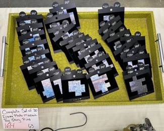 (Complete) Disney Photo Mosaic Toy Story Pin Set 