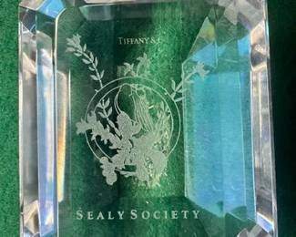 Tiffany & Co. Crystal Paperweight