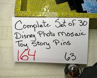 (Complete) Disney Photo Mosaic Toy Story Pin Set 