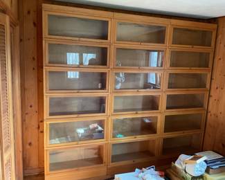 Barrister display units.