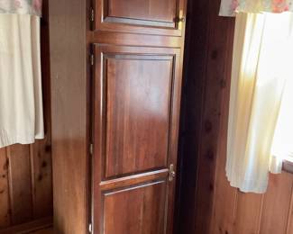 Cherry shelving unit