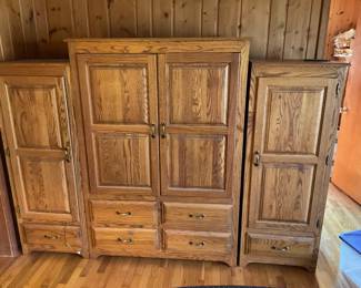 Entertainment three-piece unit