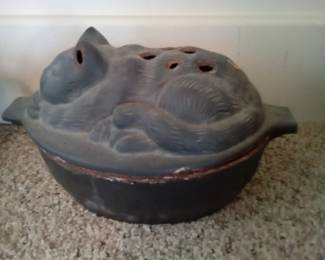 Heavy cast iron piece.