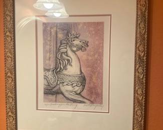 Carousel Horse Print