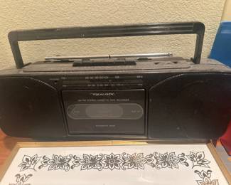 Realistic AM/FM Cassette Tape Recorder