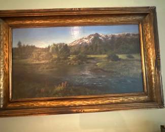 Mountain Landscape Oil Painting