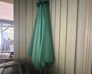 Green Outdoor Patio Umbrella